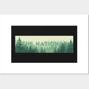 The National Band Logo Forest Posters and Art